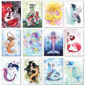 Mermaid Astrology Print Packs