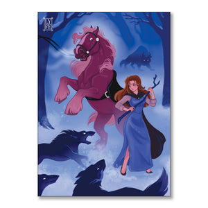 Belle Princess Scene Print