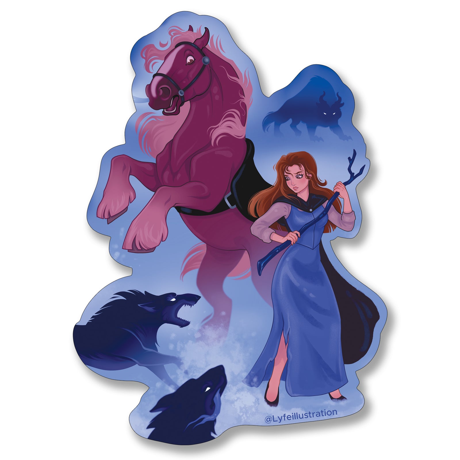 Belle Princess Sticker