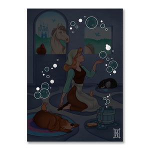 Cinder Princess Scene Print