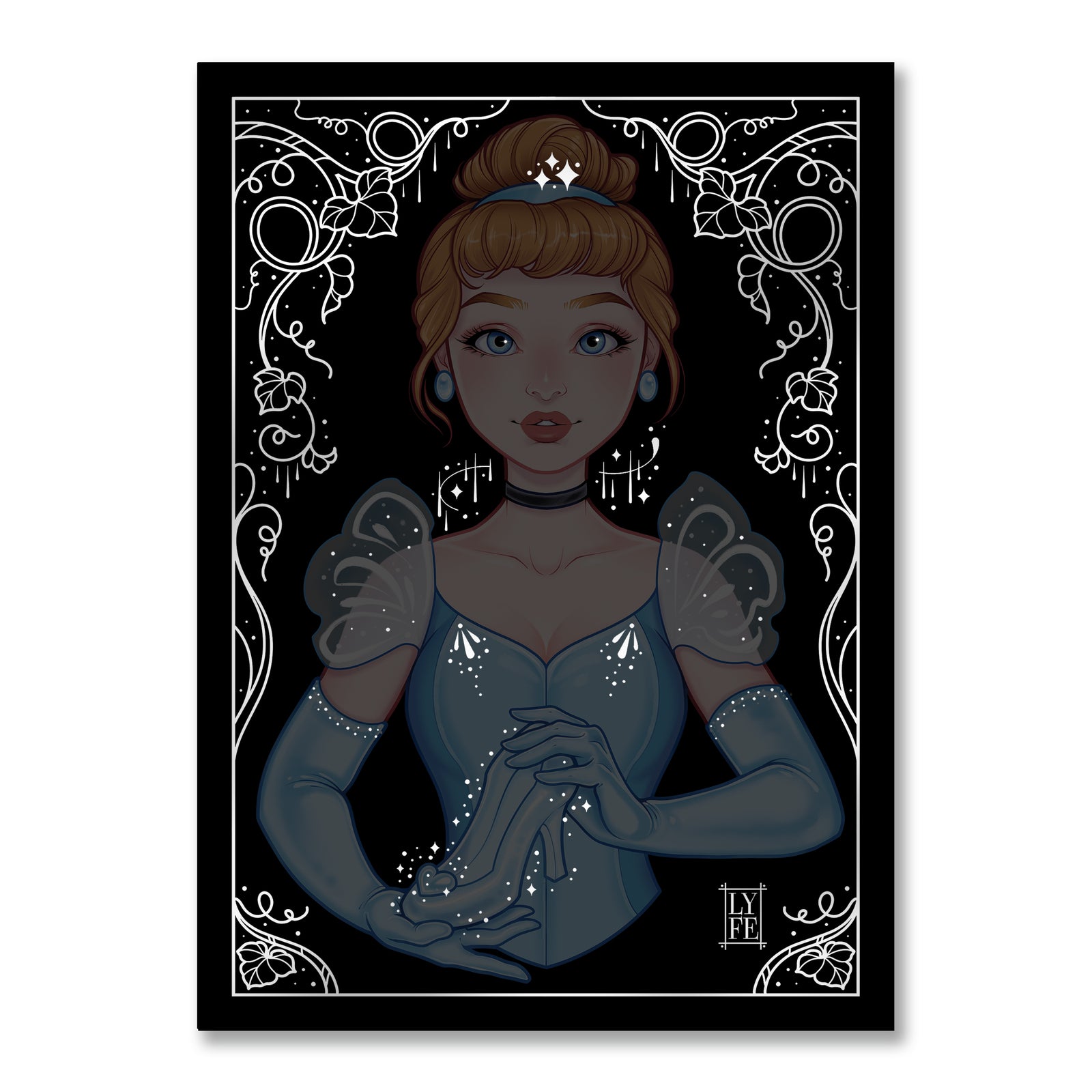 Cinder Princess Portrait Print