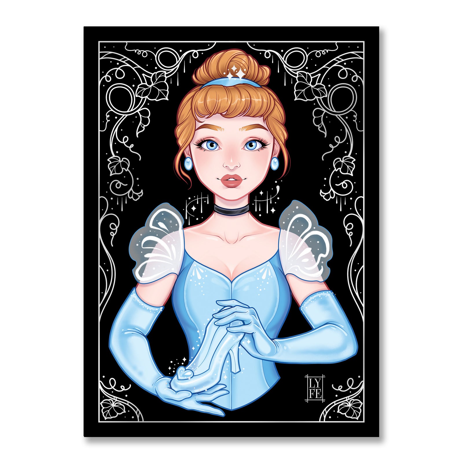 Cinder Princess Portrait Print