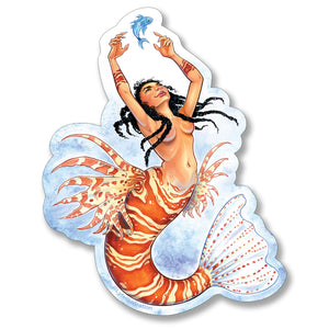 Leo Mermaid Sticker