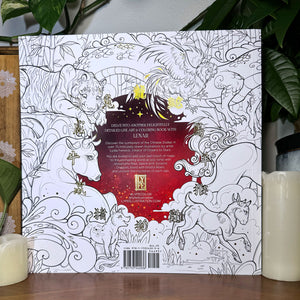 Lunar Zodiac Art & Coloring Book + Digital Download Bundle - DELUXE Version of Dover Published "Lunar"