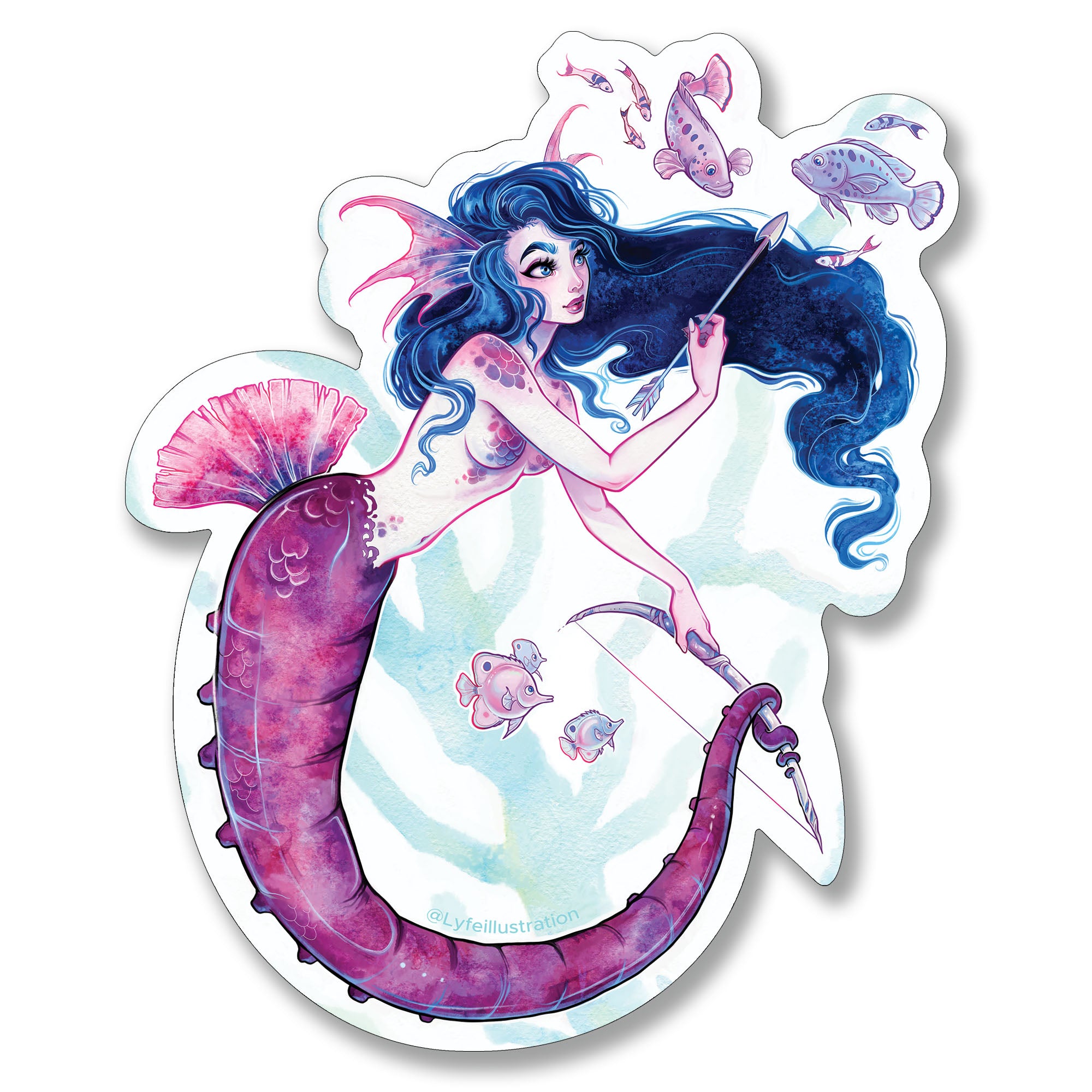 Sagittarius Mermaid Sticker