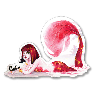 Scorpio Mermaid Sticker