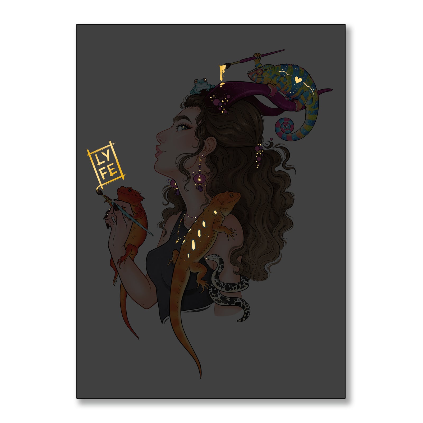 Lyfe Portrait Print