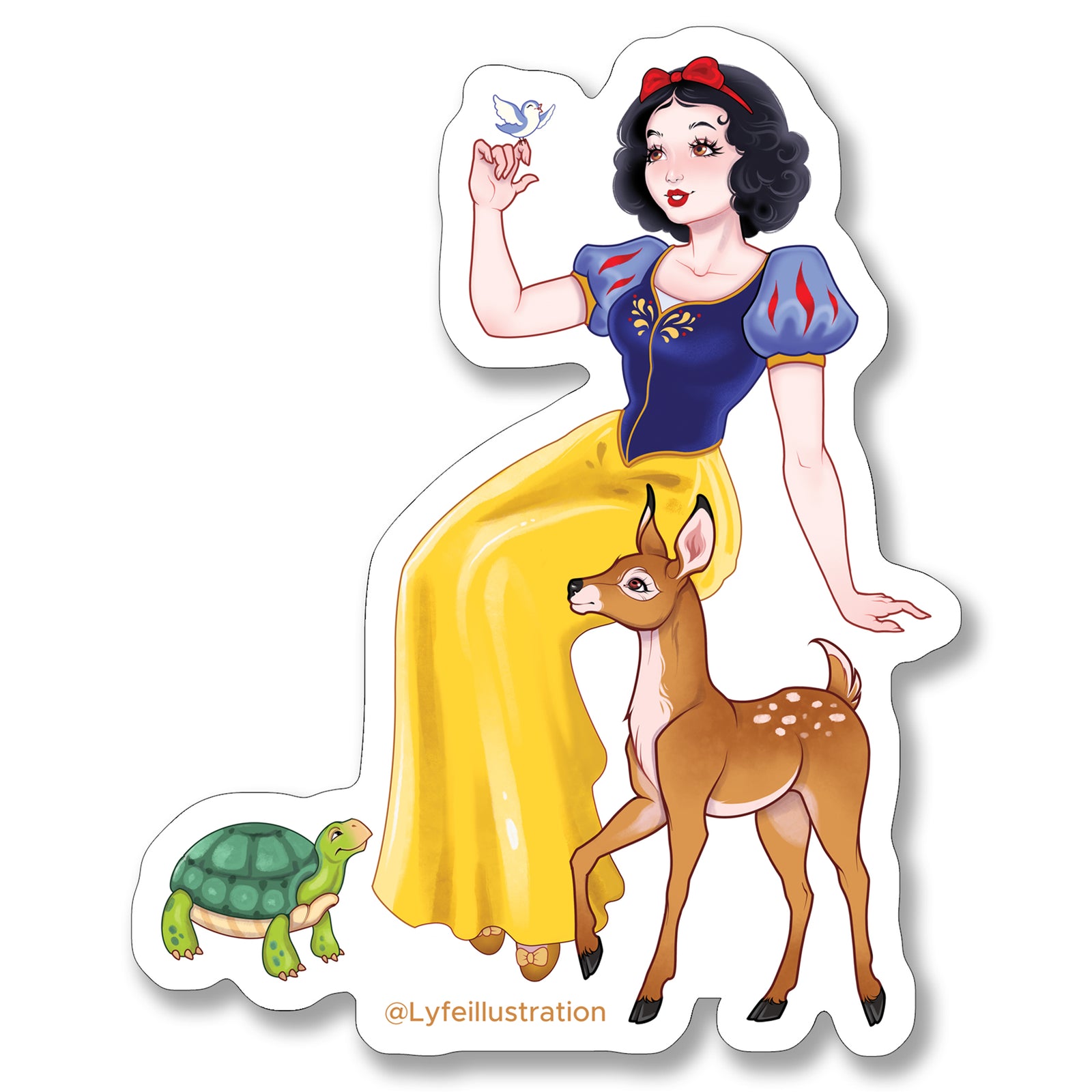 Snow Princess Sticker