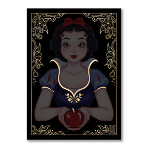 Snow Princess Portrait Print
