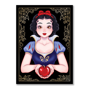 Snow Princess Portrait Print
