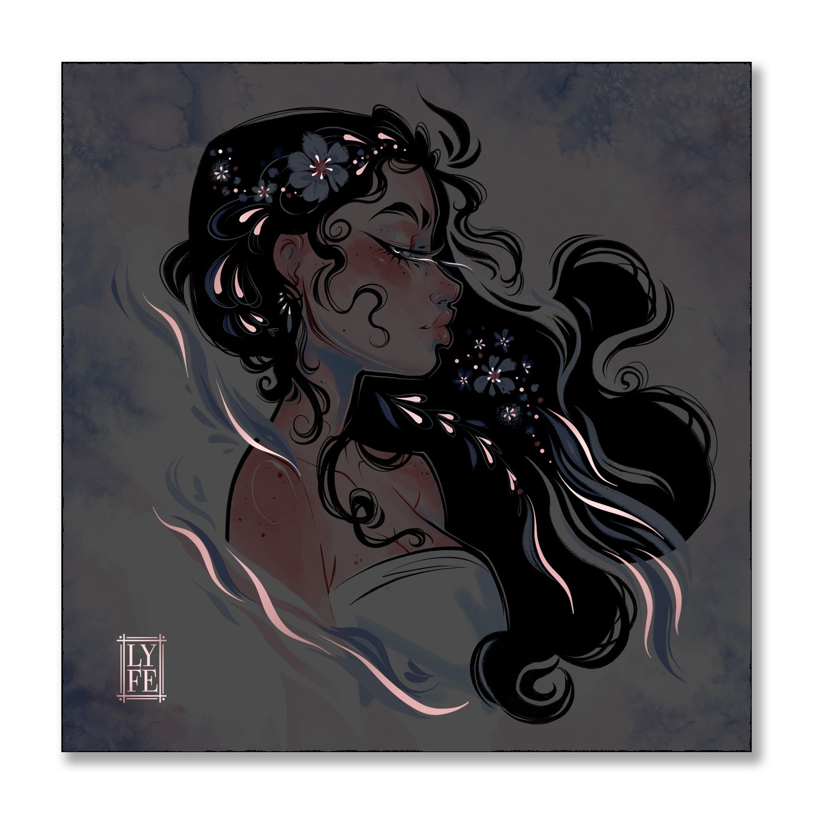 Spring Girl Print