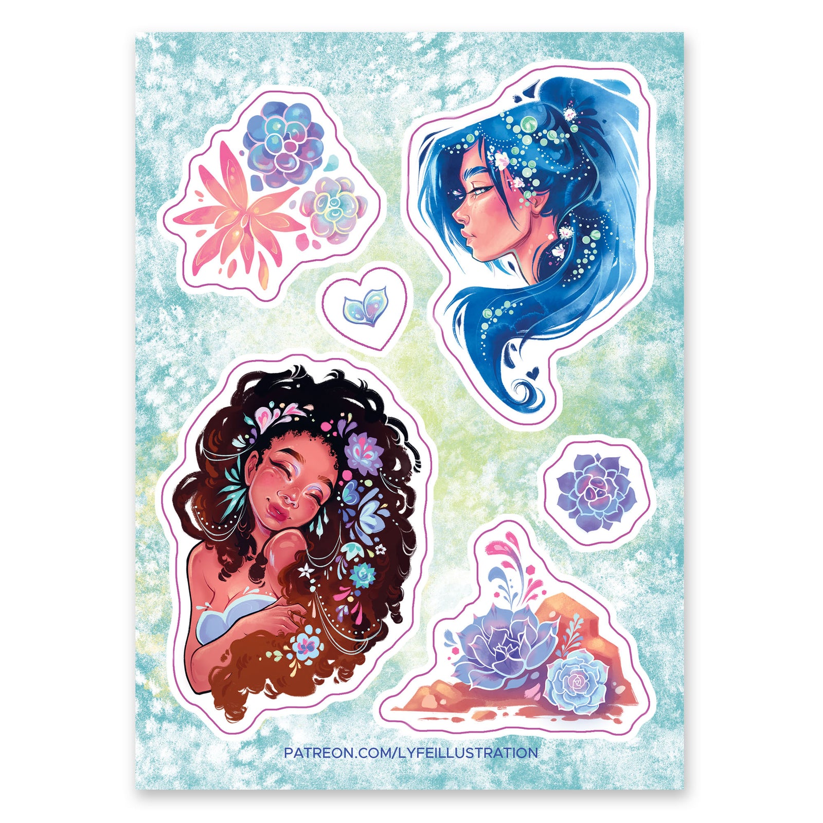 Succulent Sticker Sheet