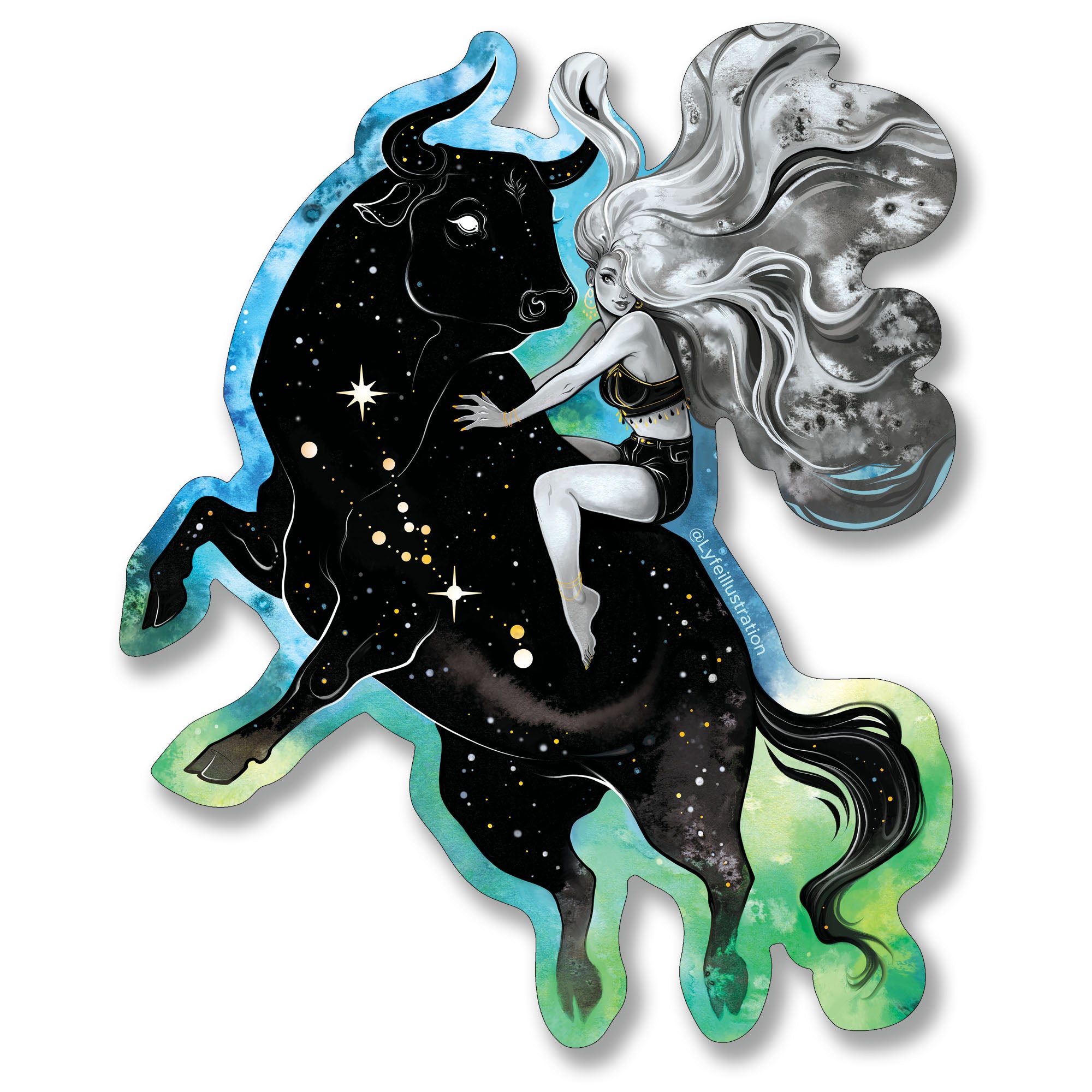 Taurus Constellation Sticker