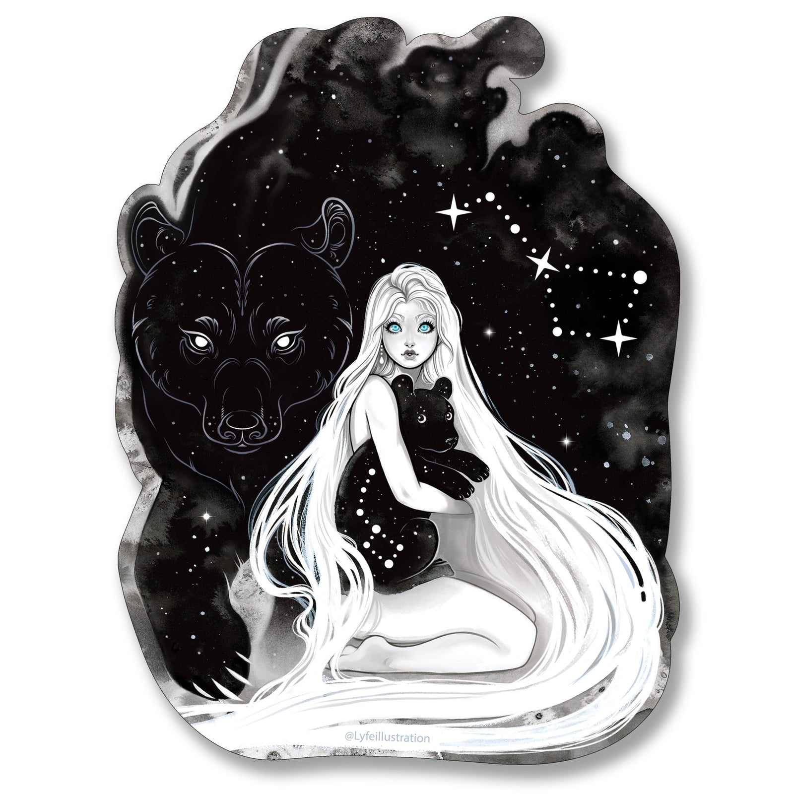 Ursa Major + Minor Constellation Sticker