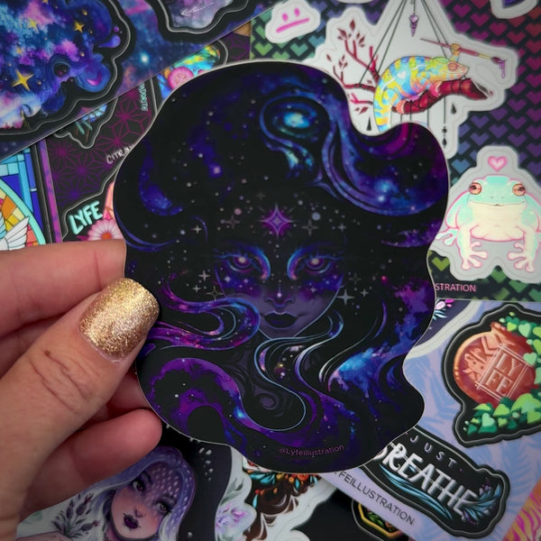 Night Sticker - Lyfe Illustration