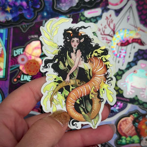 Capricorn Mermaid Sticker