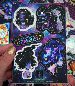 Stardust Sticker Sheet - Foil