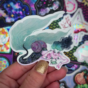 Cancer Mermaid Sticker