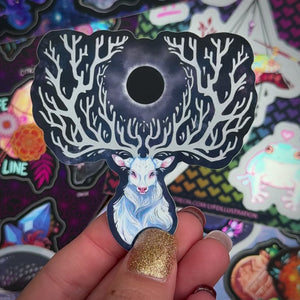 New Moon Stag Sticker