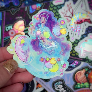 Virgo Mermaid Sticker