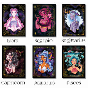 Floral Astrology Print Packs
