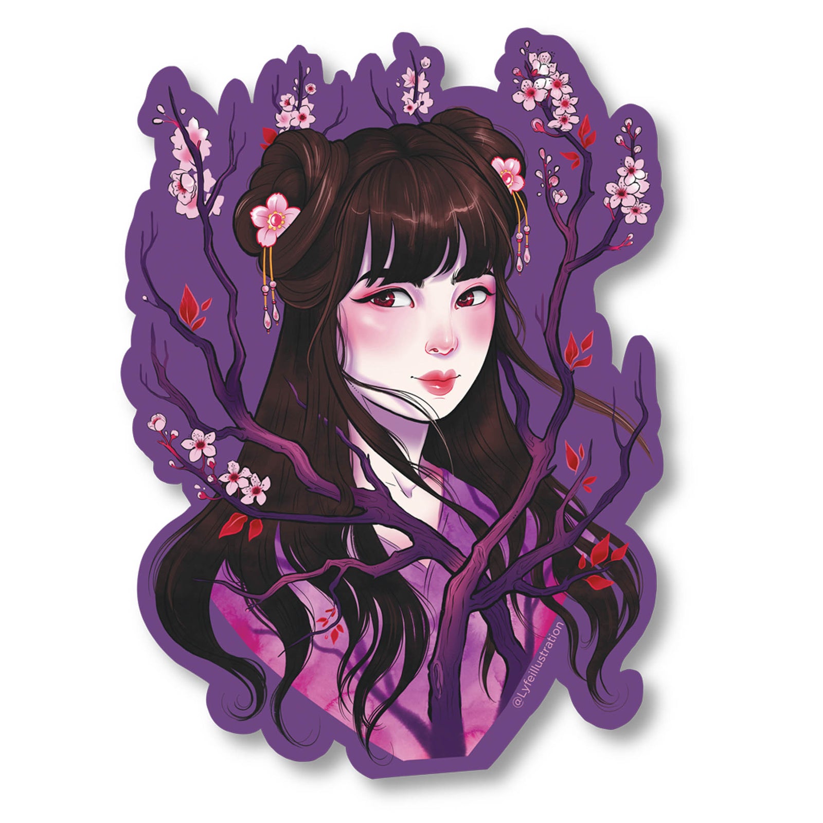 Cherry Blossom Sticker