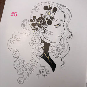 LAST Special Edition Flower Girls Physical Coloring Book