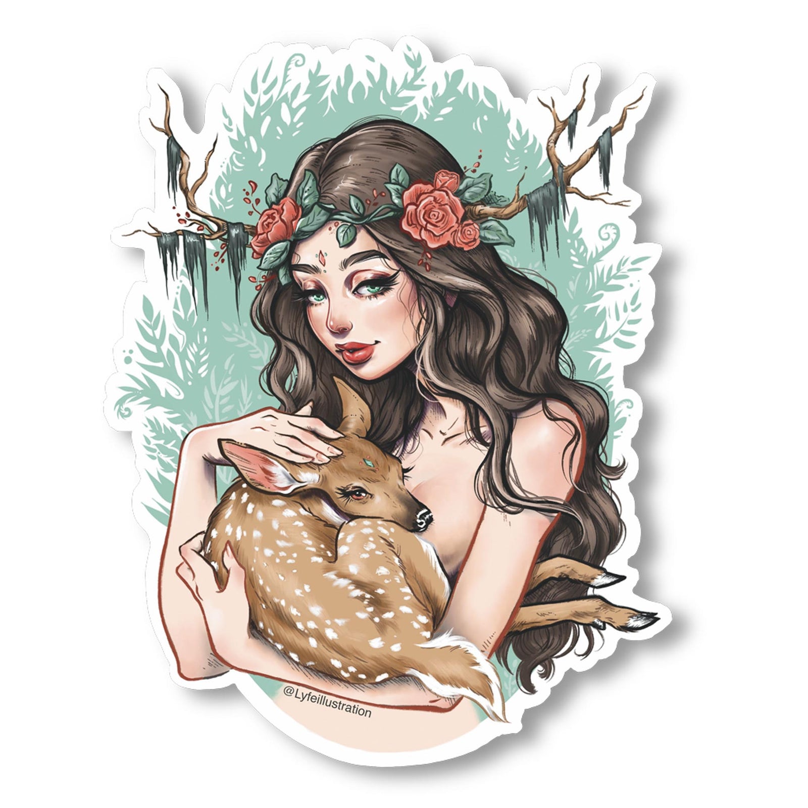 Forest Nymph Sticker