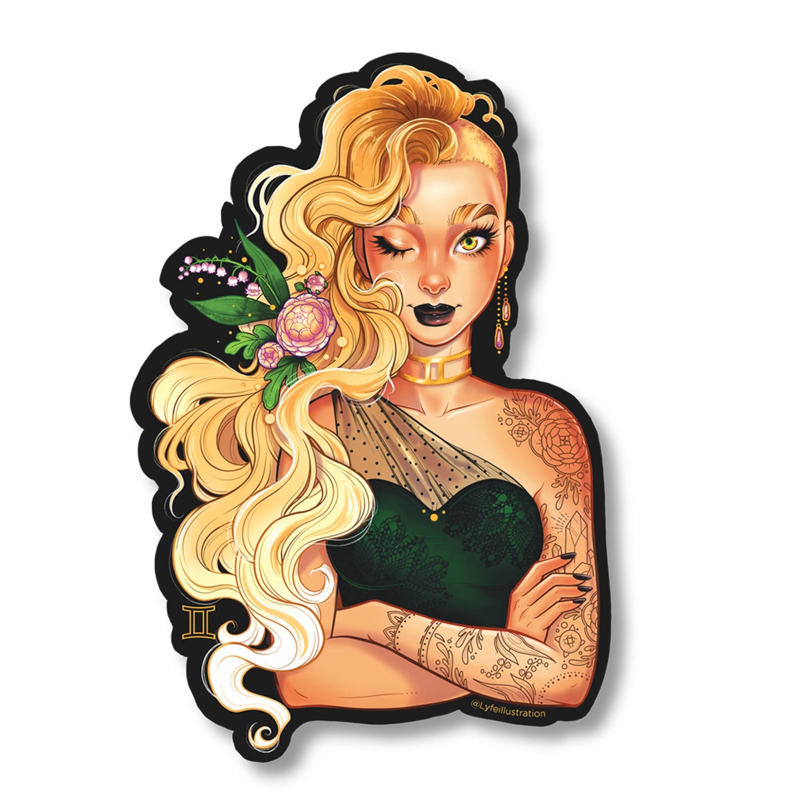 Gemini Portrait Sticker