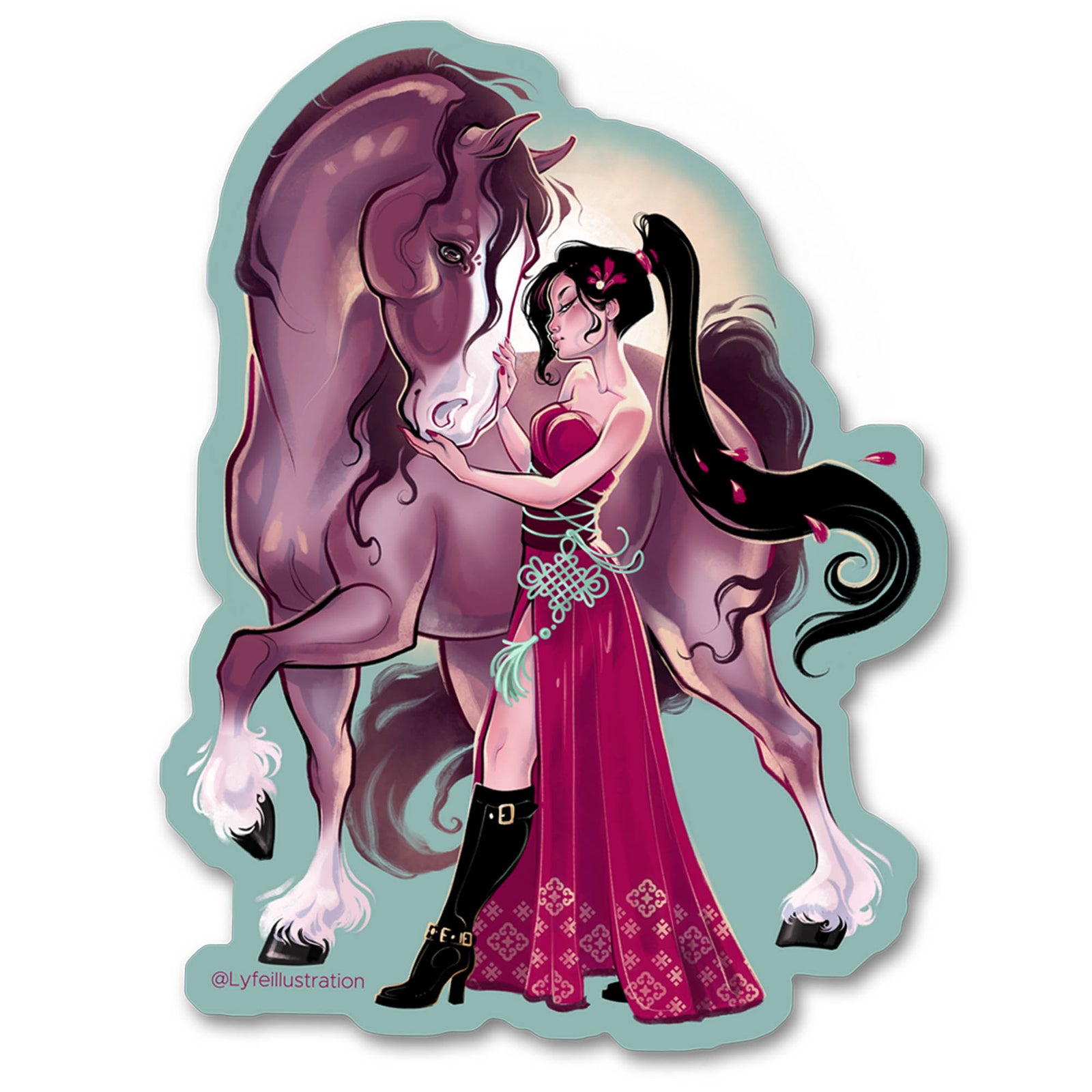 The Horse Zodiac Sticker