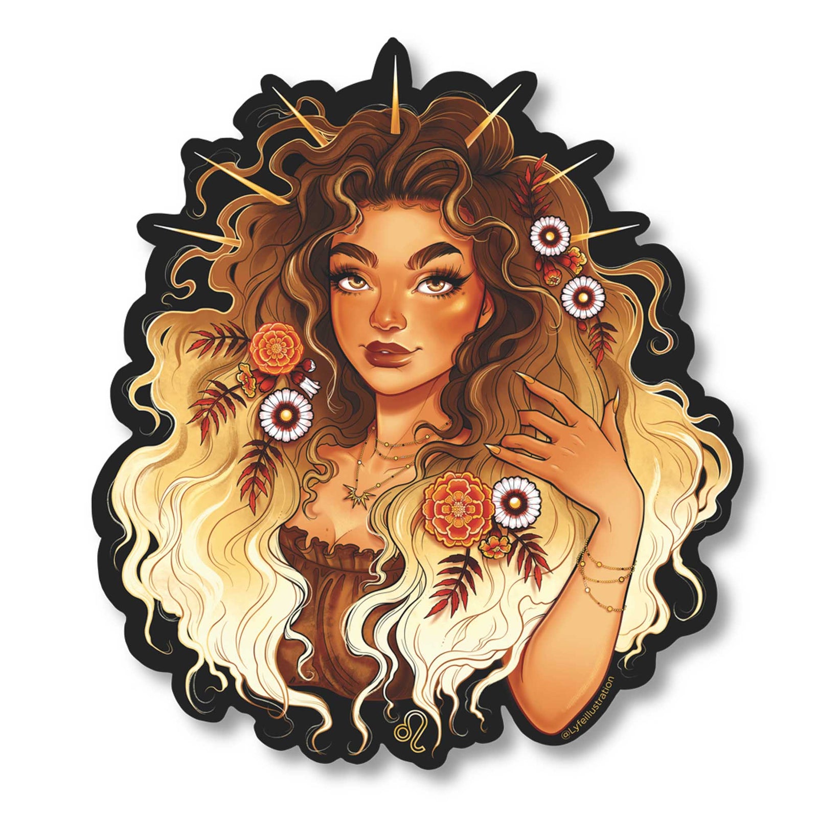 Leo Portrait Sticker
