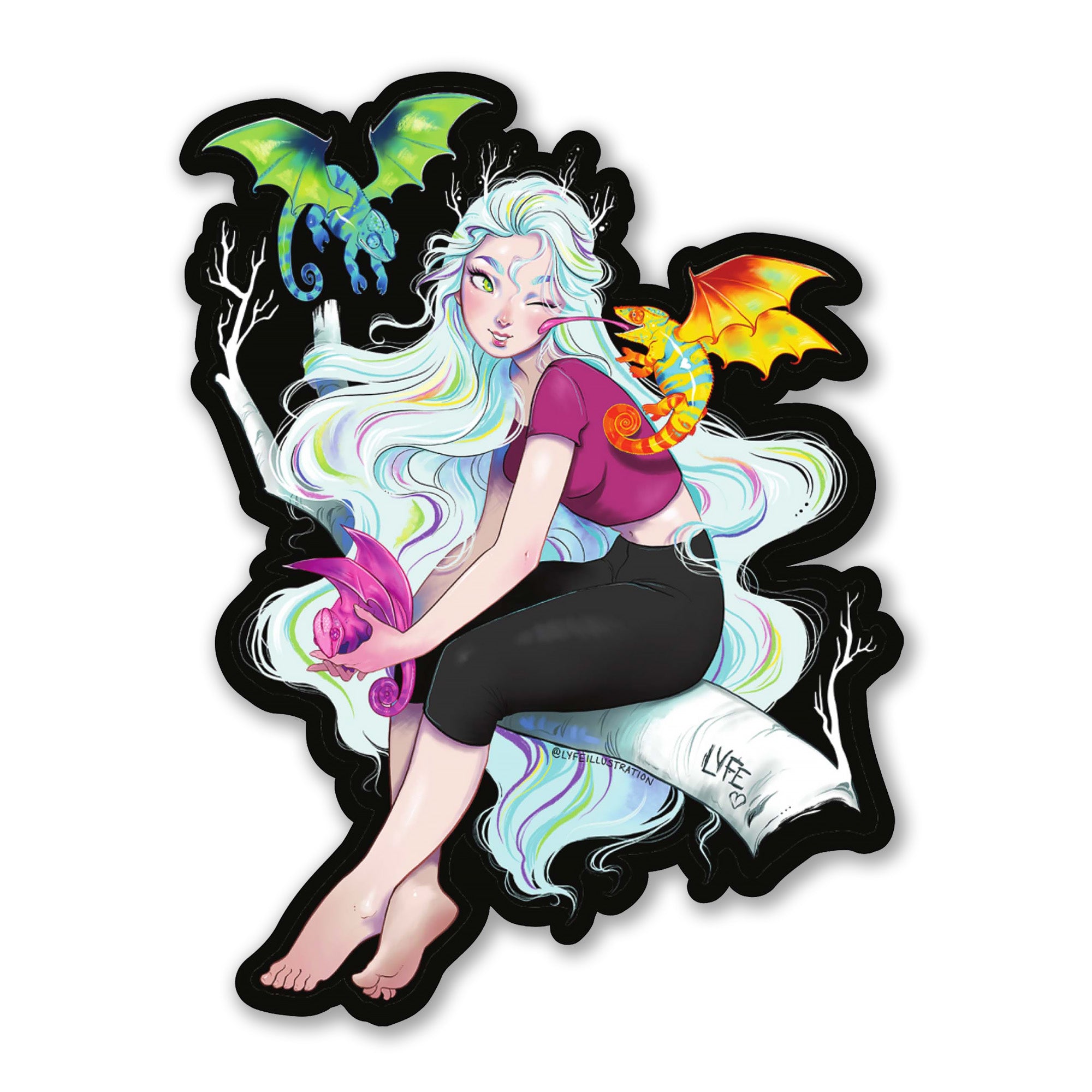 Mother of Tree Dragons Sticker