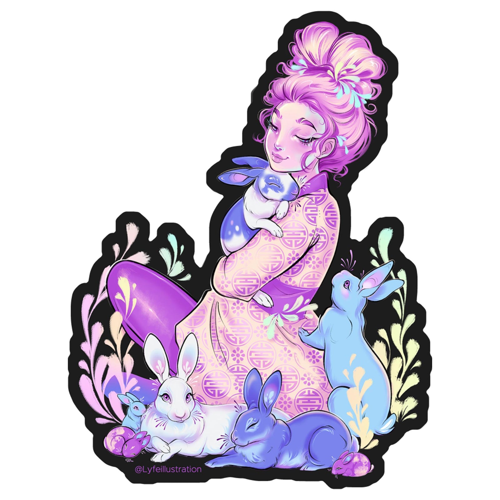 The Rabbit Zodiac Sticker