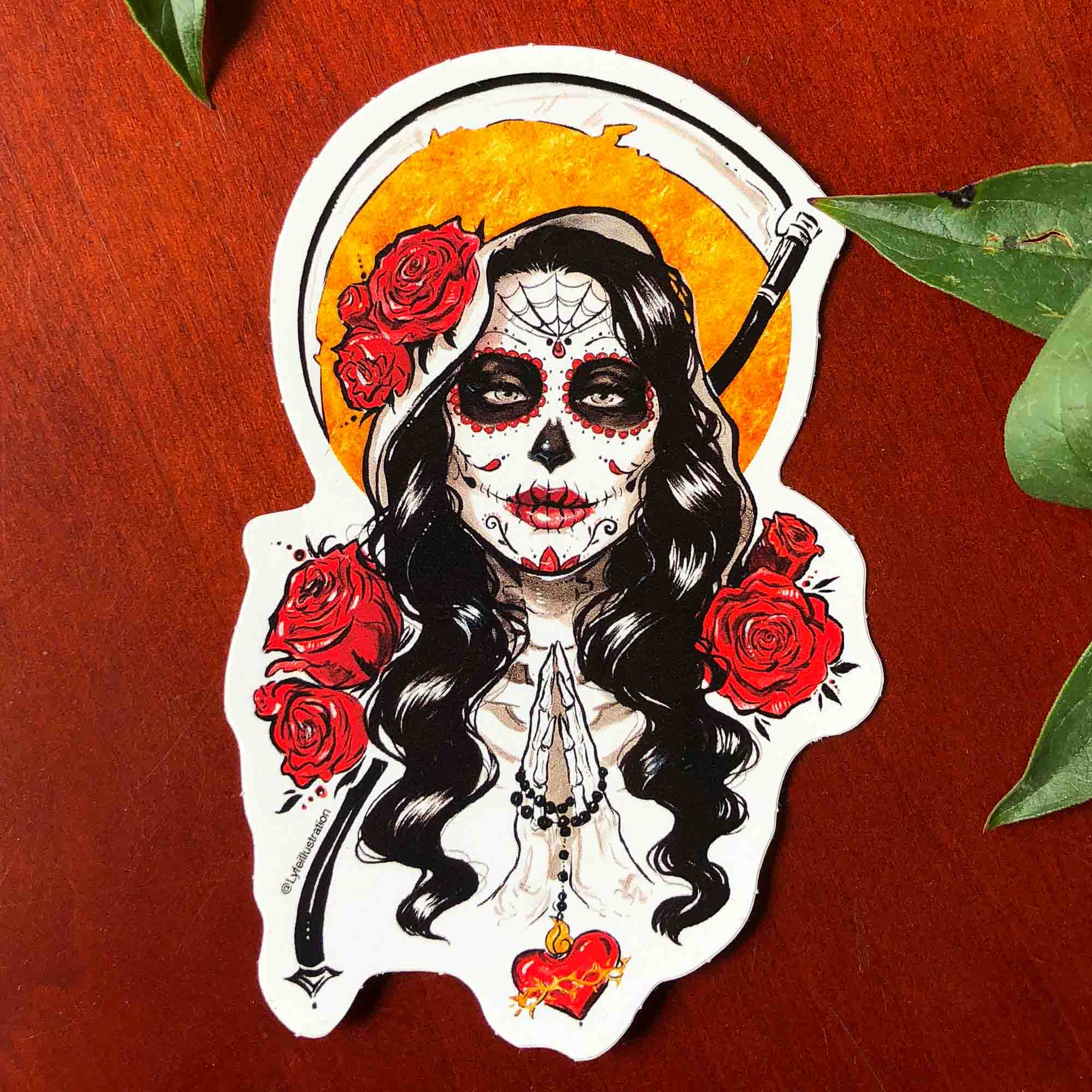 Santa Muerte Sticker