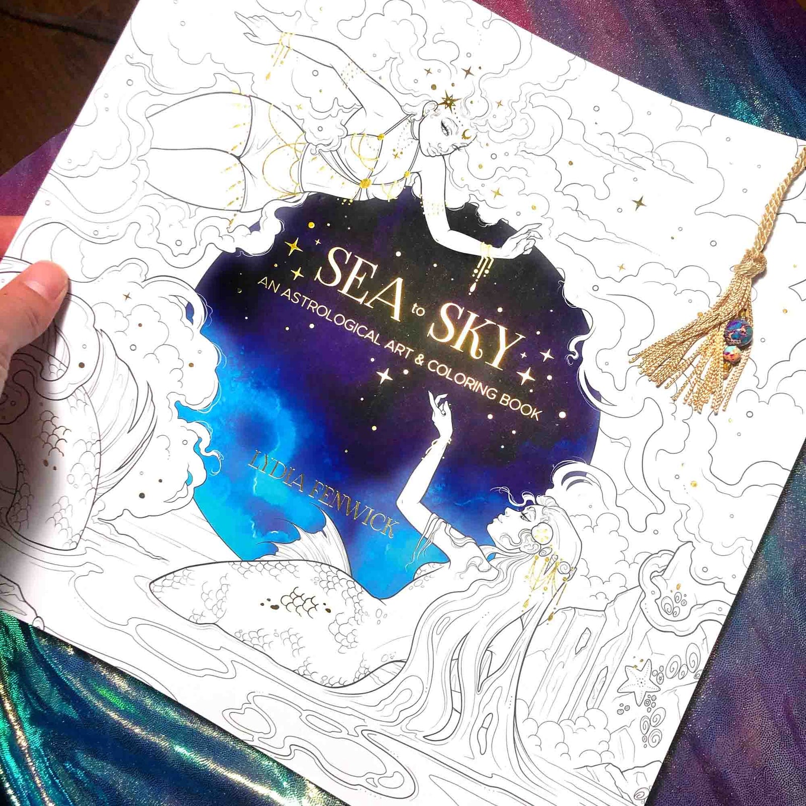 "Sea to Sky" Astrology Art & Coloring Book - DELUXE Version of "Oceans to Stars"