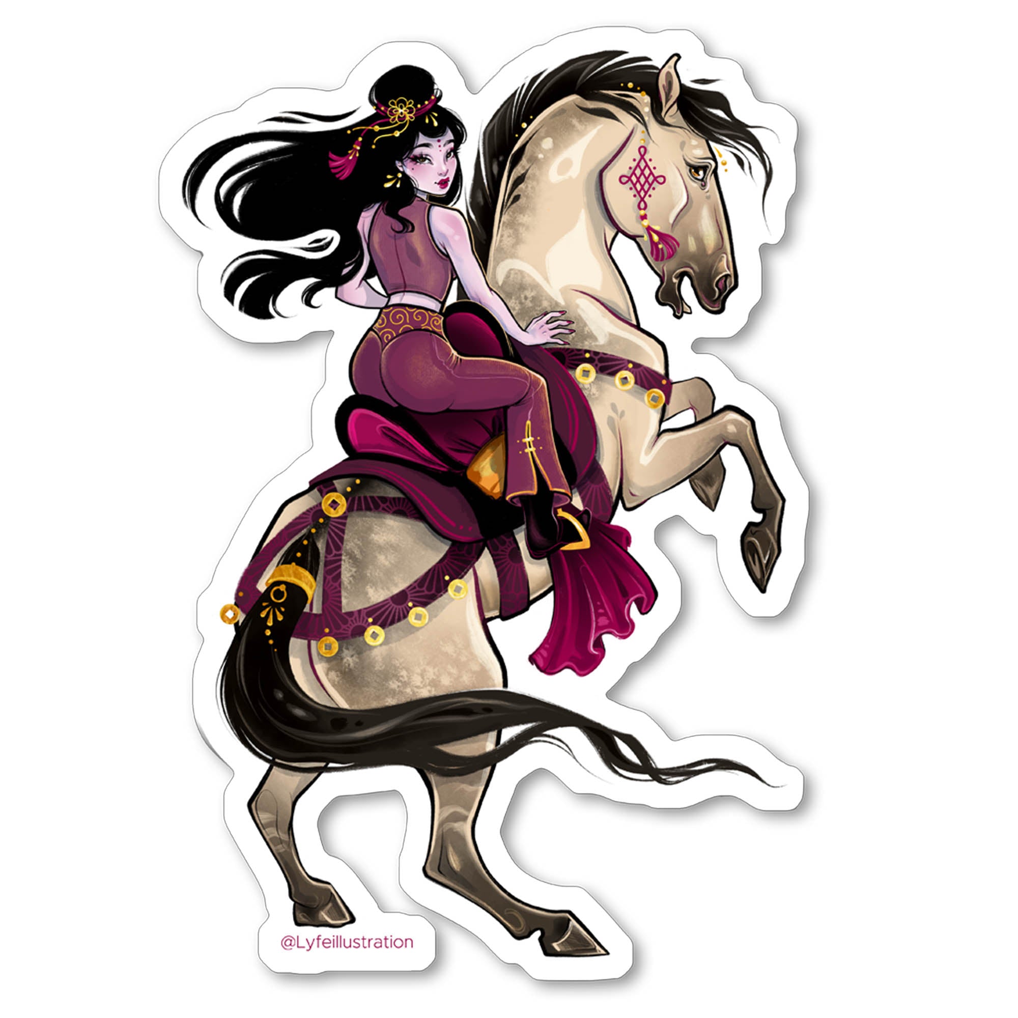 Year of the Horse Zodiac Sticker